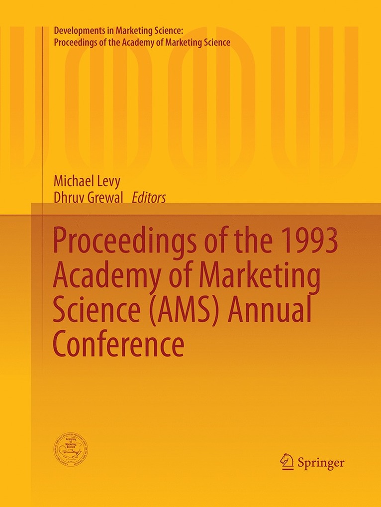 Proceedings of the 1993 Academy of Marketing Science (AMS) Annual Conference 1