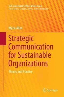 bokomslag Strategic Communication for Sustainable Organizations