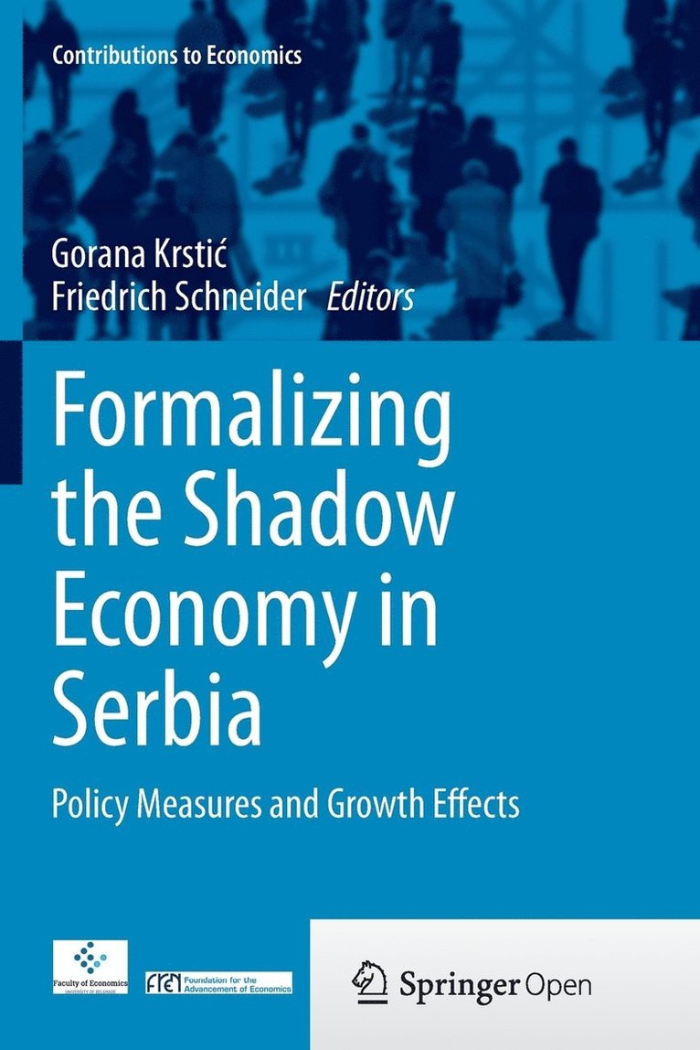 Gorana Krstić, Friedrich Schneider, Gorana Krstic, Gorana Krsti¿ - Formalizing the Shadow Economy in Serbia, Häftad