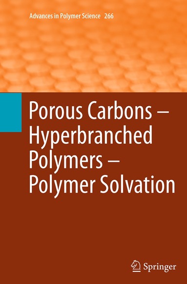 bokomslag Porous Carbons - Hyperbranched Polymers - Polymer Solvation