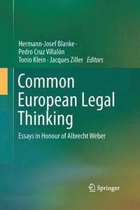 bokomslag Common European Legal Thinking