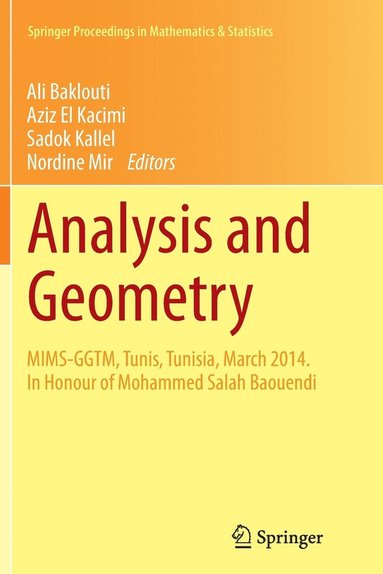 bokomslag Analysis and Geometry