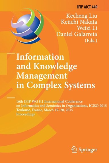 bokomslag Information and Knowledge Management in Complex Systems