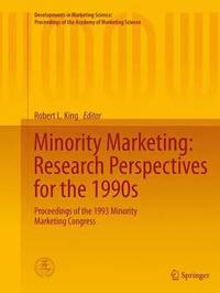 bokomslag Minority Marketing: Research Perspectives for the 1990s
