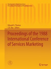 bokomslag Proceedings of the 1988 International Conference of Services Marketing