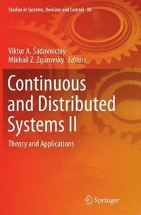 bokomslag Continuous and Distributed Systems II