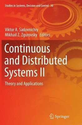 Continuous and Distributed Systems II 1