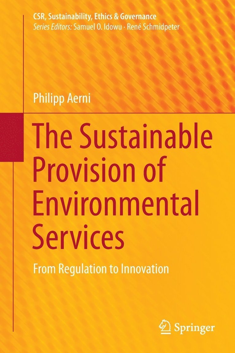 Sustainable Provision of Environmental Services