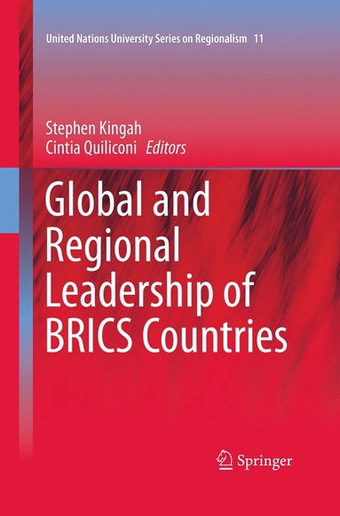 bokomslag Global and Regional Leadership of BRICS Countries