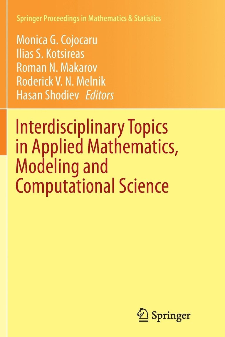 Interdisciplinary Topics in Applied Mathematics, Modeling and Computational Science 1