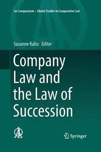 bokomslag Company Law and the Law of Succession