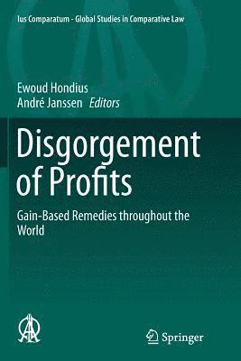 bokomslag Disgorgement of Profits