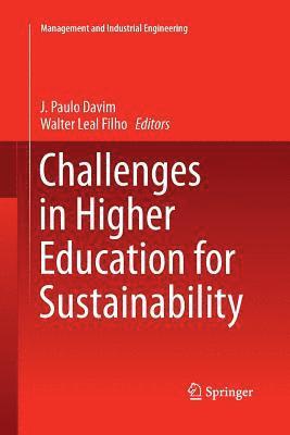 Challenges in Higher Education for Sustainability 1