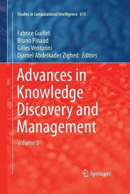 bokomslag Advances in Knowledge Discovery and Management