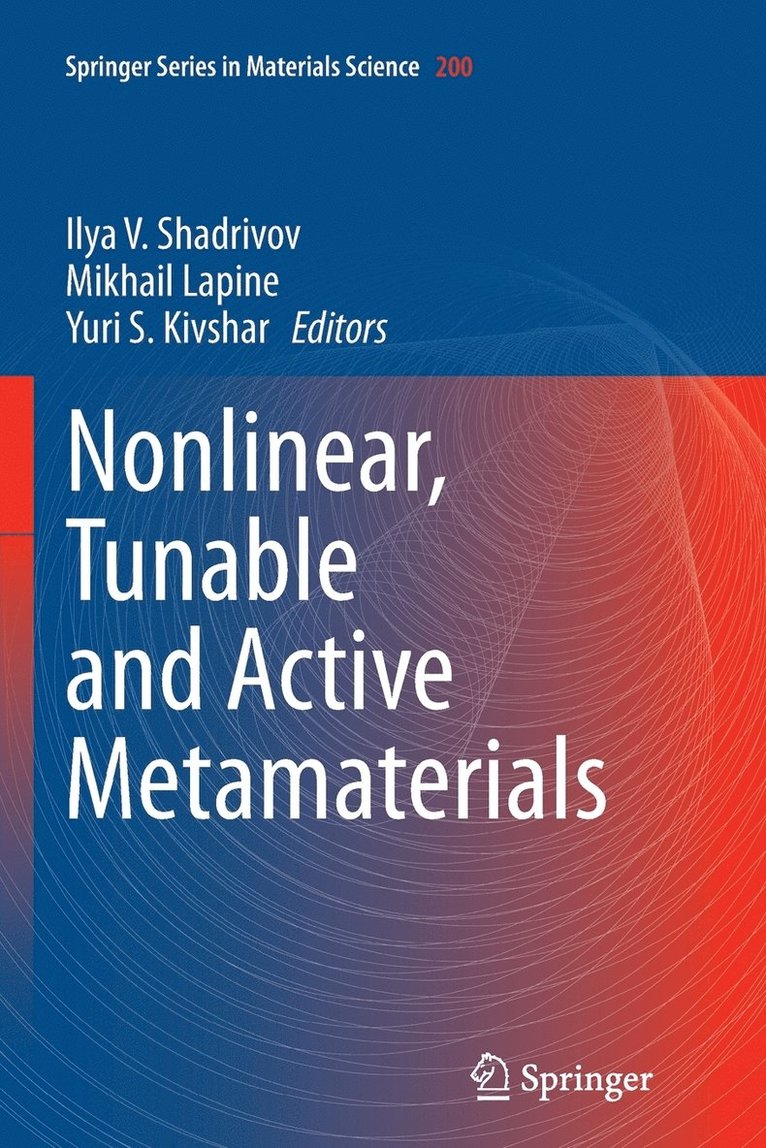 Nonlinear, Tunable and Active Metamaterials 1
