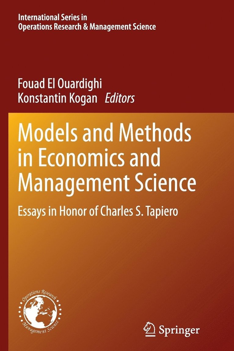 Models and Methods in Economics and Management Science 1