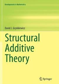 bokomslag Structural Additive Theory