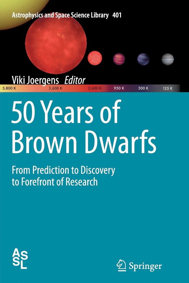 50 Years of Brown Dwarfs 1
