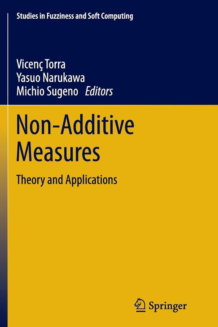 Non-Additive Measures 1