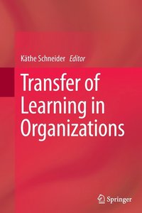 bokomslag Transfer of Learning in Organizations