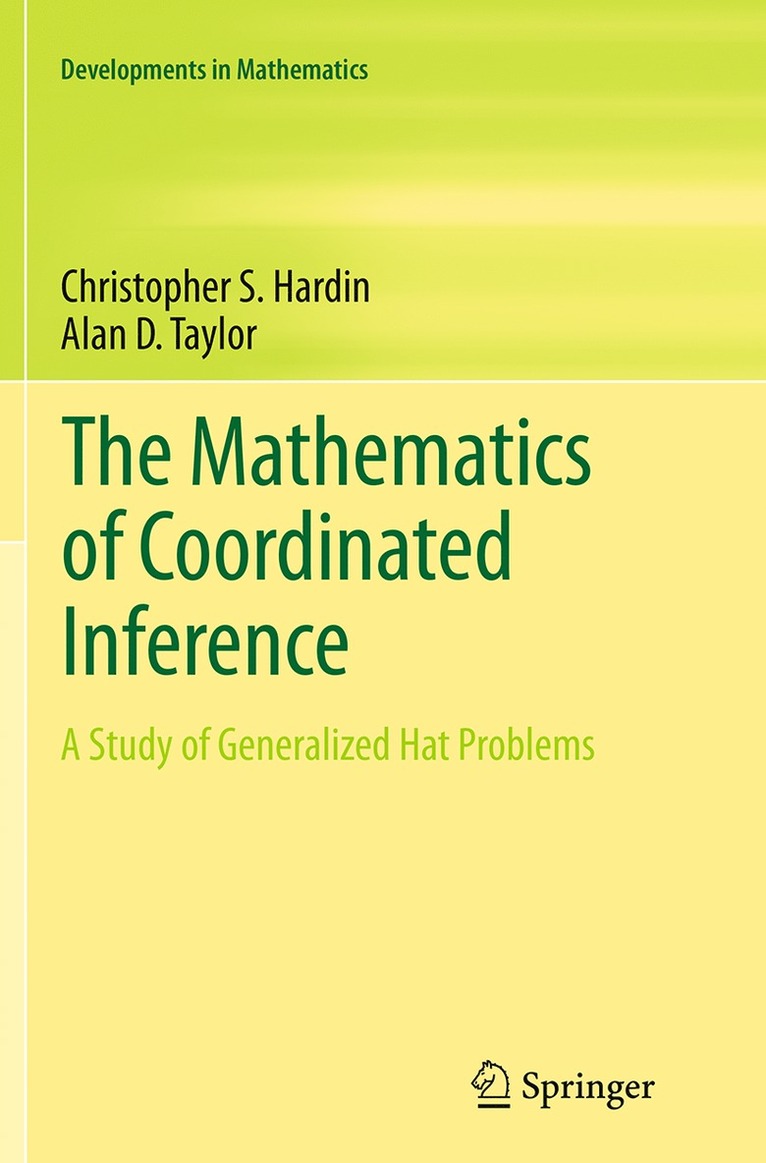 Christopher S. Hardin, Alan D. Taylor - Mathematics of Coordinated Inference, Häftad