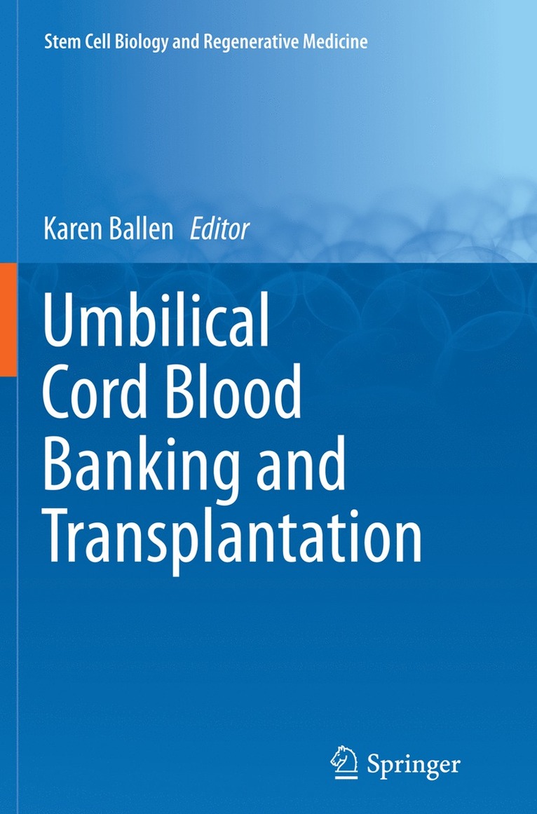 Karen Ballen - Umbilical Cord Blood Banking and Transplantation, Häftad