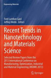 bokomslag Recent Trends in Nanotechnology and Materials Science