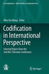 bokomslag Codification in International Perspective