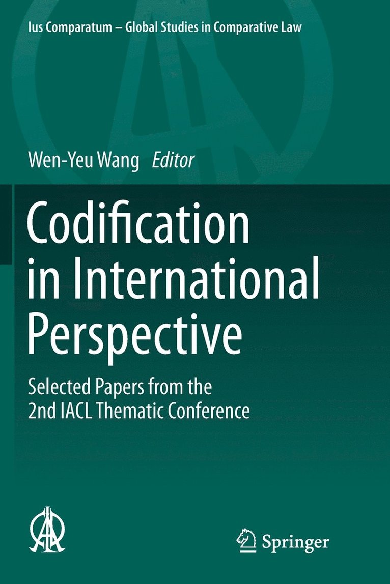 Codification in International Perspective 1