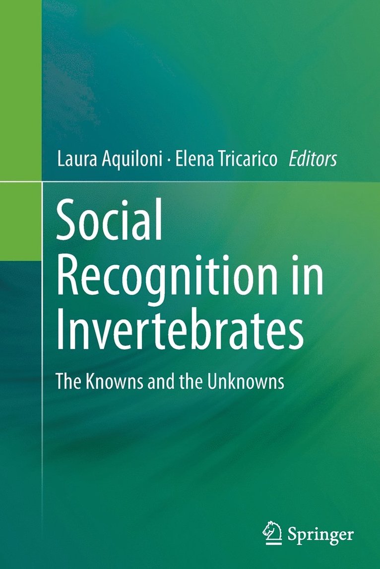 Laura Aquiloni, Elena Tricarico - Social Recognition in Invertebrates, Häftad