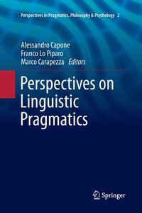 bokomslag Perspectives on Linguistic Pragmatics