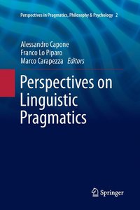 bokomslag Perspectives on Linguistic Pragmatics