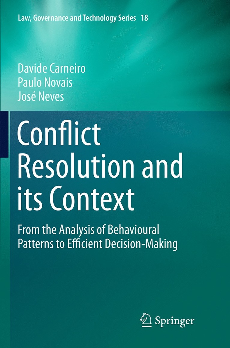 Davide Carneiro, Paulo Novais, José Neves - Conflict Resolution and its Context, Häftad