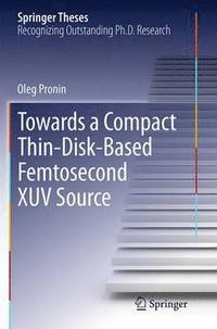 bokomslag Towards a Compact Thin-Disk-Based Femtosecond XUV Source