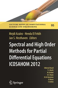 bokomslag Spectral and High Order Methods for Partial Differential Equations - ICOSAHOM 2012