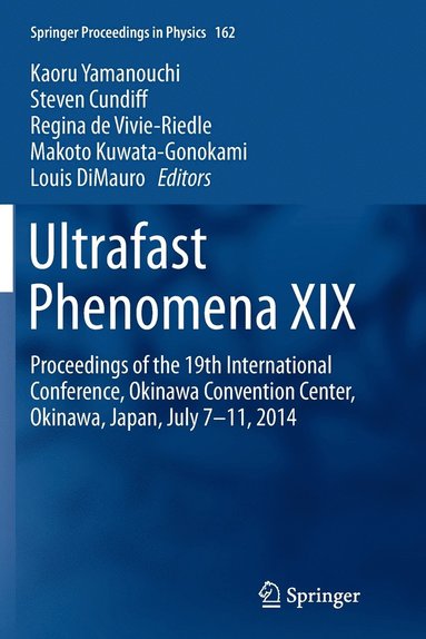 bokomslag Ultrafast Phenomena XIX