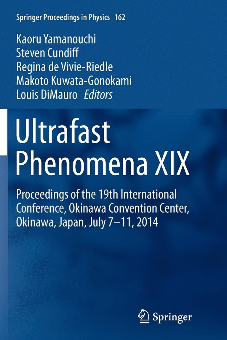 Ultrafast Phenomena XIX 1