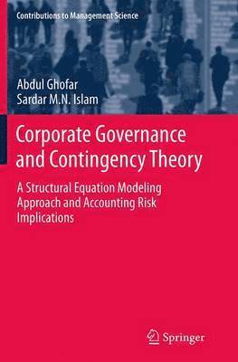 bokomslag Corporate Governance and Contingency Theory