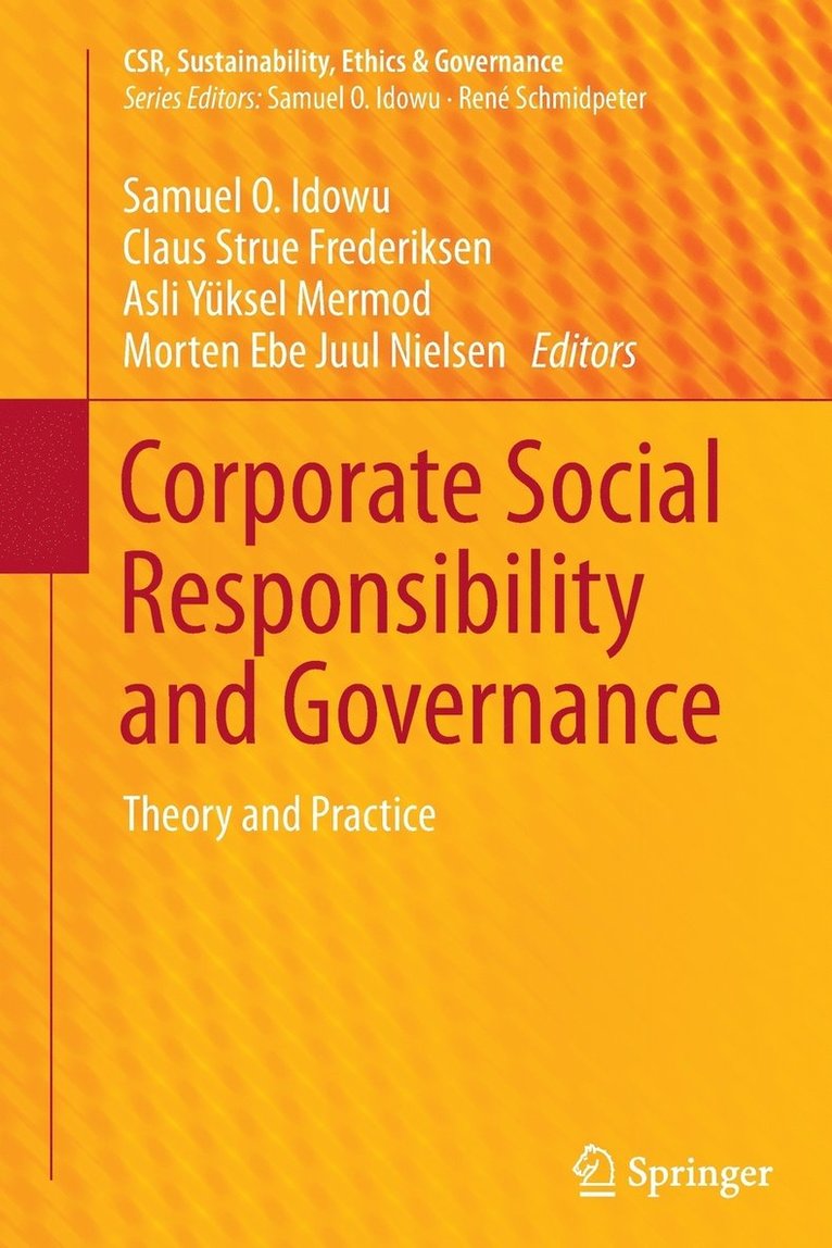 Corporate Social Responsibility and Governance 1