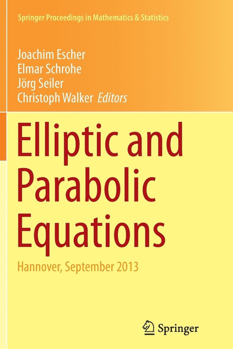 Elliptic and Parabolic Equations 1