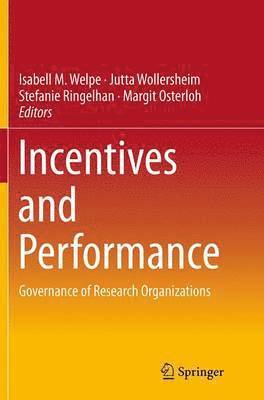 bokomslag Incentives and Performance