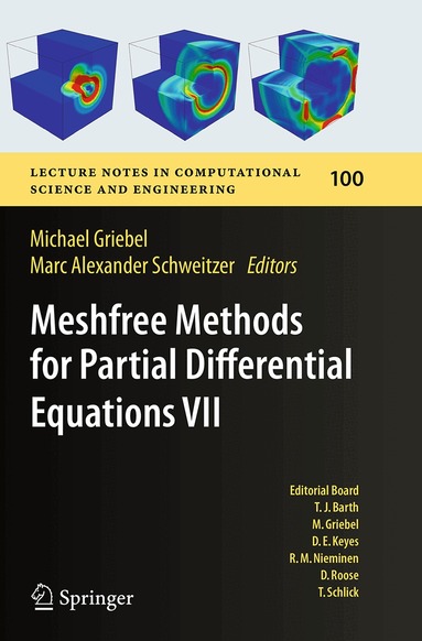 Michael Griebel, Marc Alexander Schweitzer - Meshfree Methods for Partial Differential Equations VII, Häftad