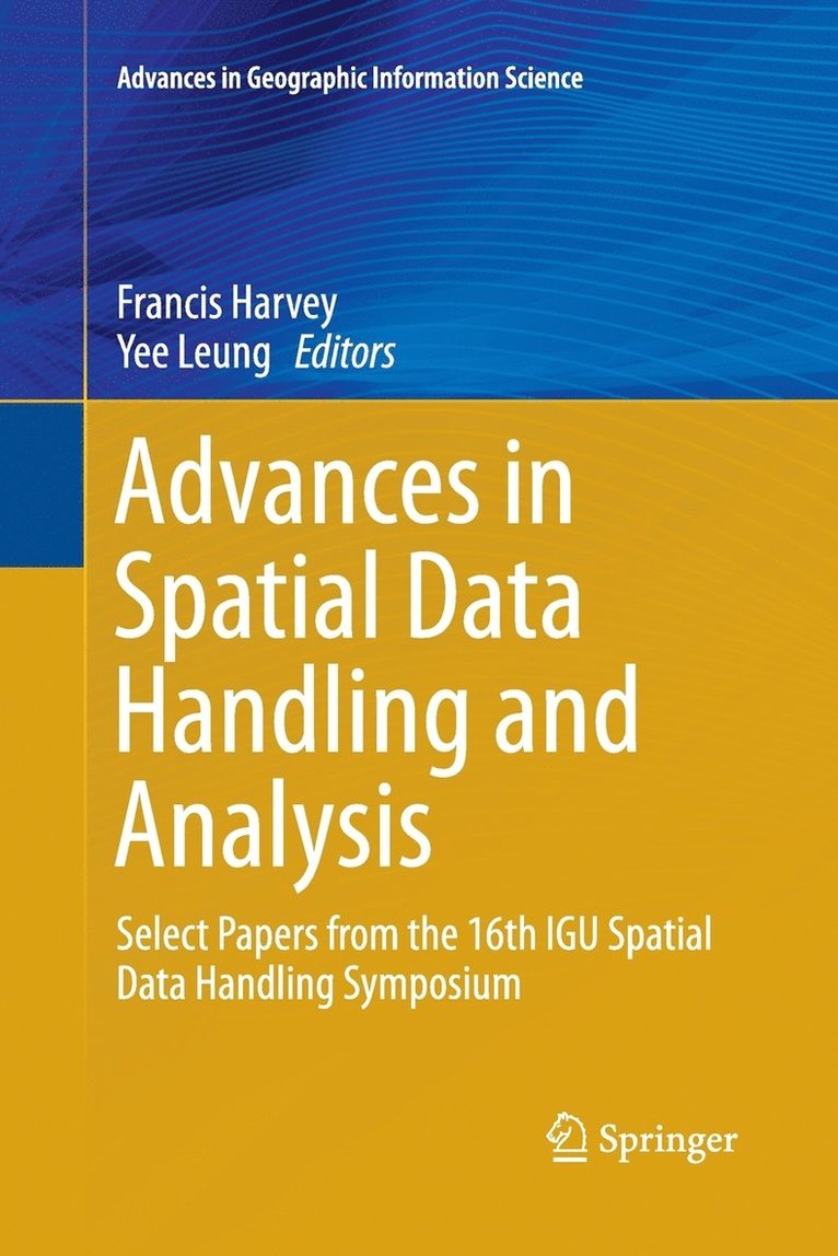 Advances in Spatial Data Handling and Analysis 1