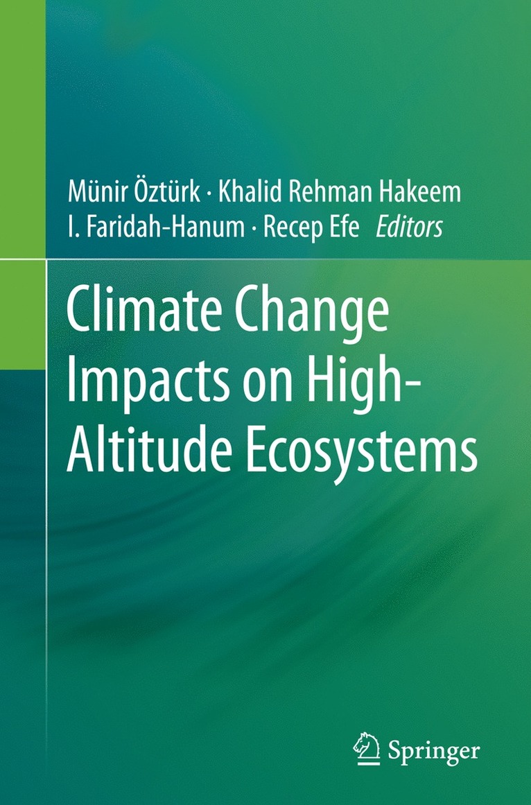 Münir Öztürk, Khalid Rehman Hakeem, I. Faridah-Hanum, Recep Efe - Climate Change Impacts on High-Altitude Ecosystems, Häftad