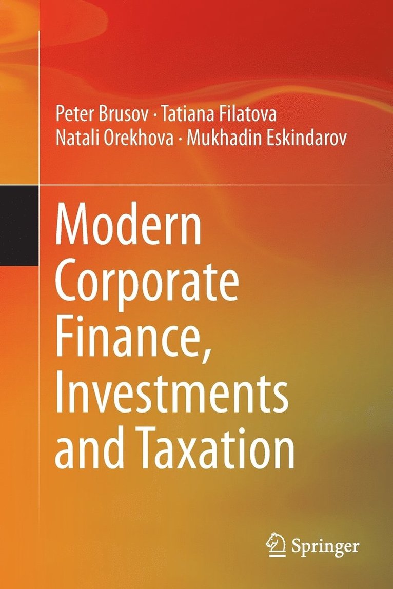 Modern Corporate Finance, Investments and Taxation 1