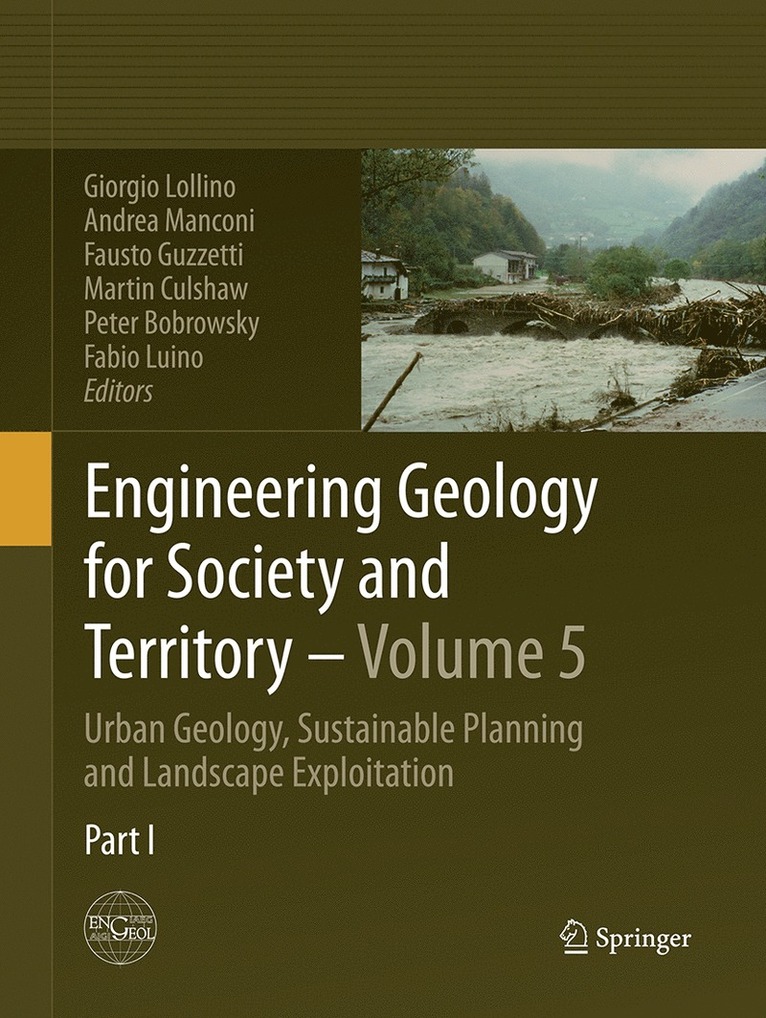 Giorgio Lollino, Andrea Manconi, Fausto Guzzetti, Martin Culshaw, Peter Bobrowsky, Fabio Luino - Engineering Geology for Society and Territory - Volume 5, Häftad