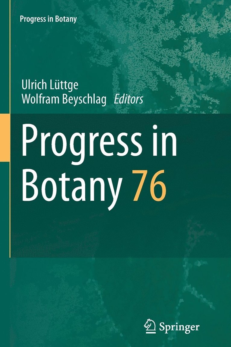 Ulrich Lüttge, Wolfram Beyschlag - Progress in Botany, Häftad