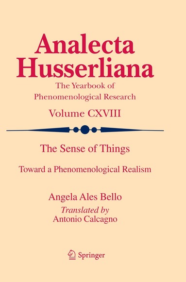 Angela Ales Bello - Sense of Things, Häftad