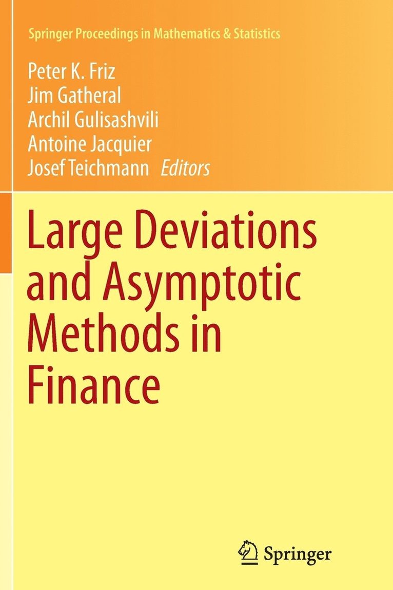 Large Deviations and Asymptotic Methods in Finance 1