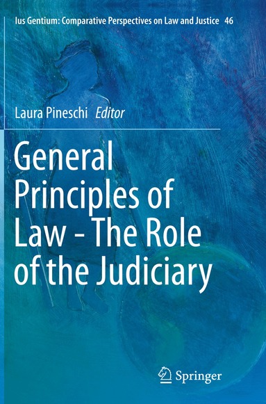 Laura Pineschi - General Principles of Law - The Role of the Judiciary, Häftad